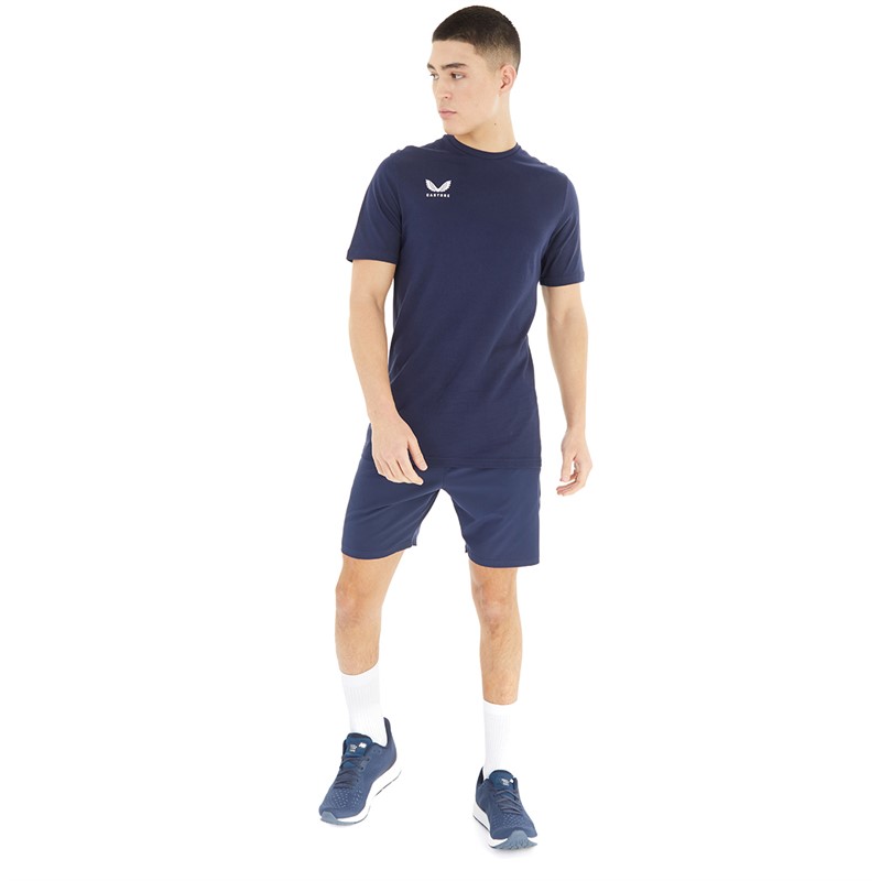 Castore Mens Cotton Leisure T-Shirt Navy