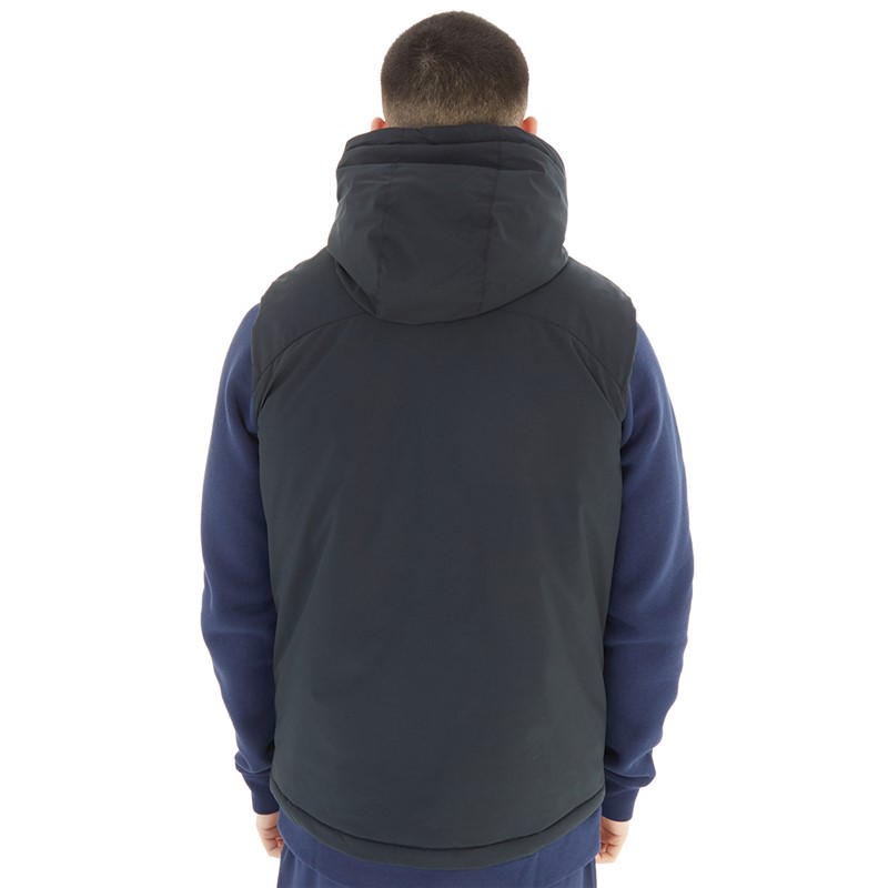 Castore Mens Hooded Gilet Black