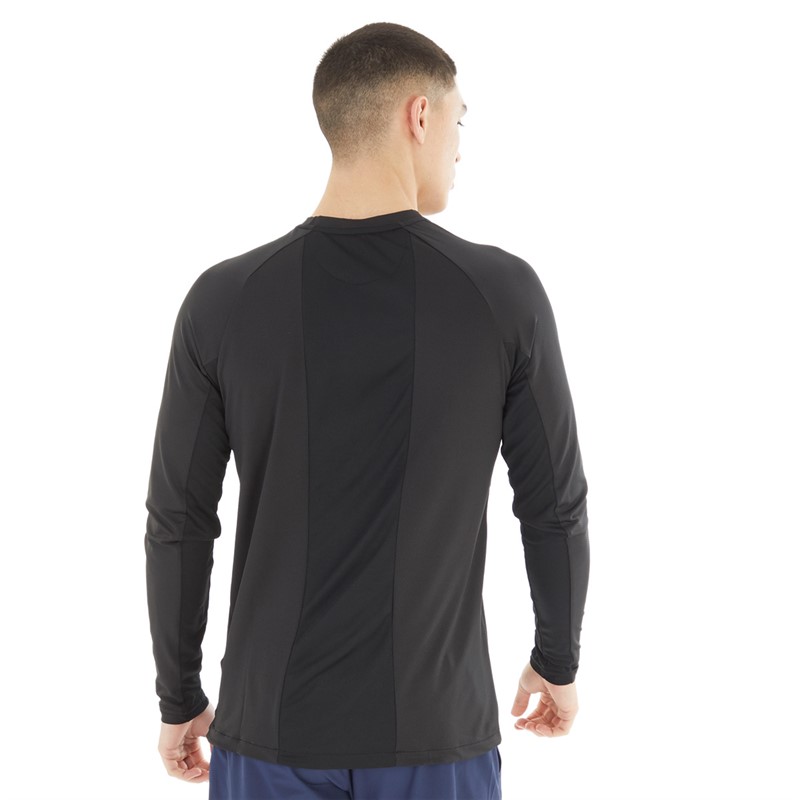 Castore Mens AMC Long Sleeve Performance T-Shirt Black