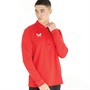 Castore Mens Collared 1/4 Zip Top True Red
