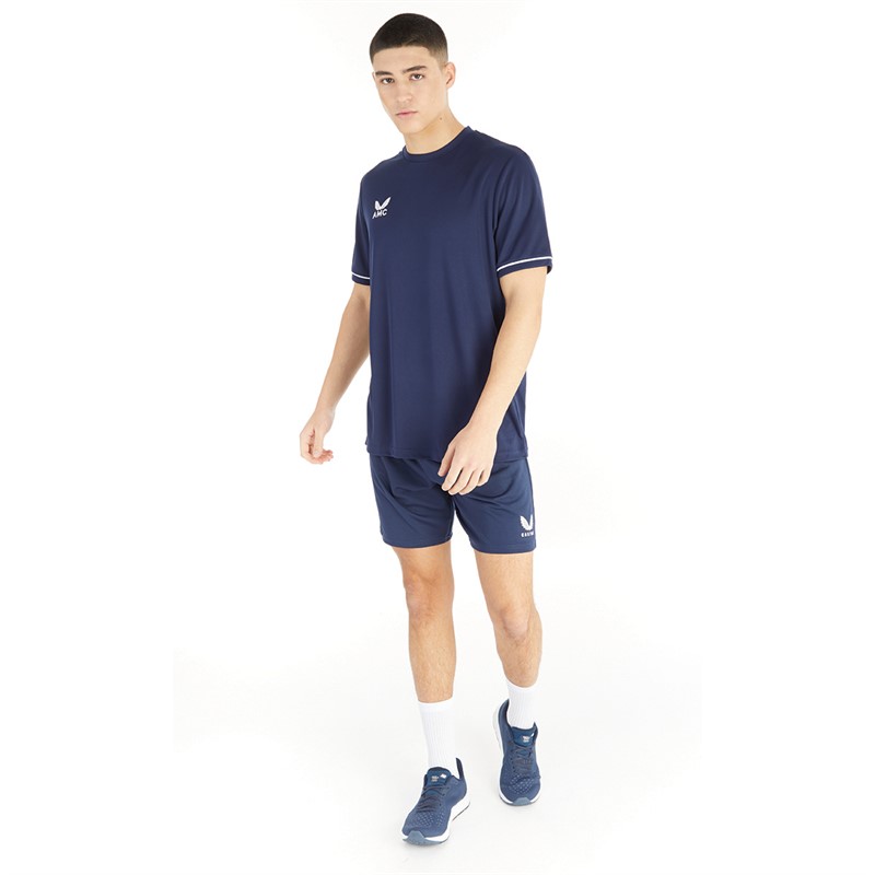 Castore Mens LTA Tennis Training T-Shirt Navy