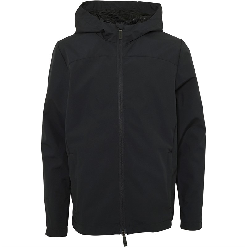 Plain black rain jacket new arrivals