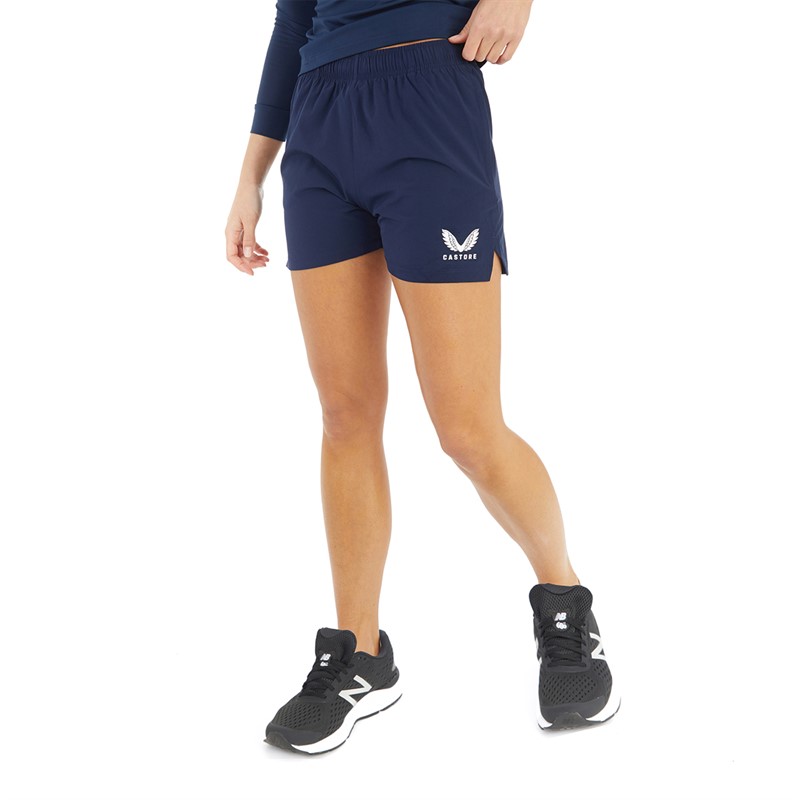 Castore Womens Woven Training Shorts Navy