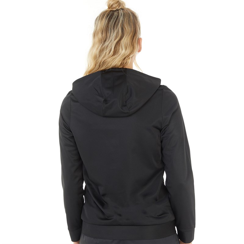Castore Womens Zip Through Hoodie Black