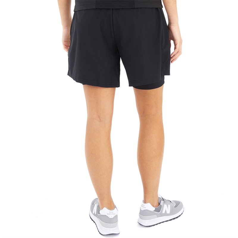 Castore Womens AMC Training Shorts With Brief Black