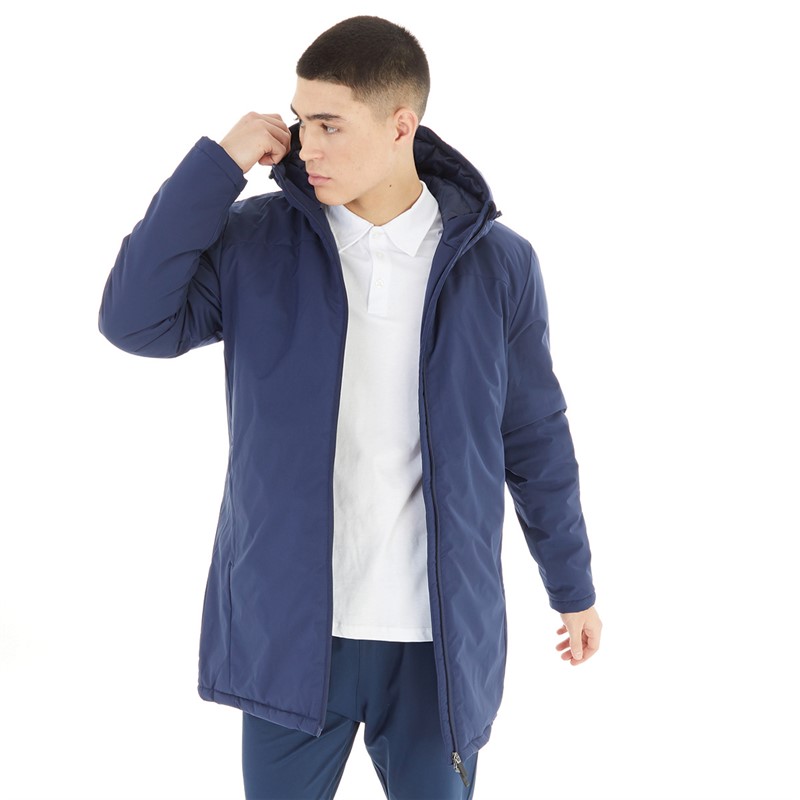 Castore Mens Long Length Bench Jacket Navy