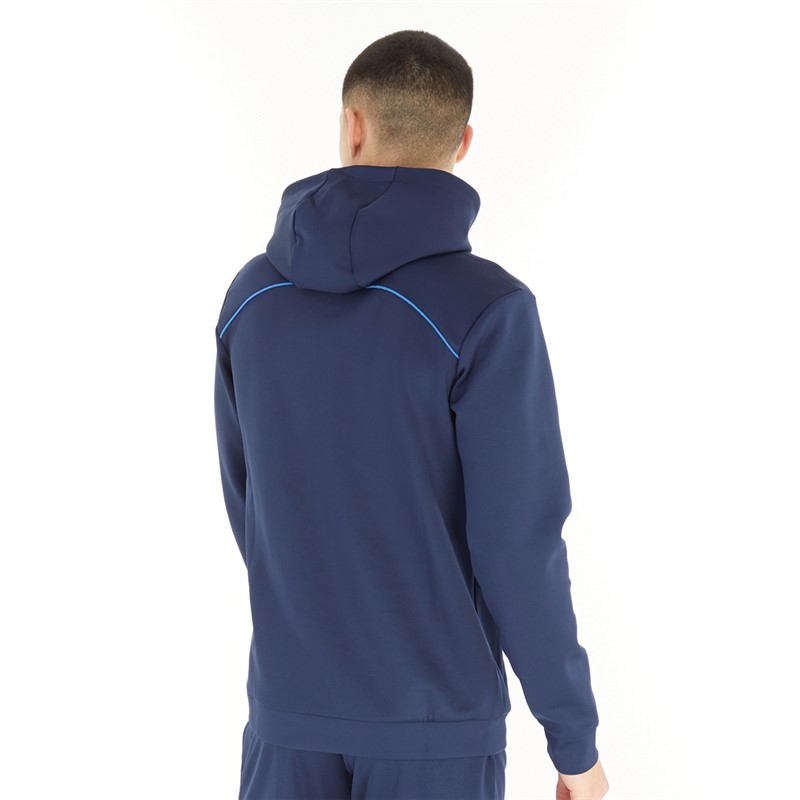 Castore Mens Zip Through Hoodie Navy