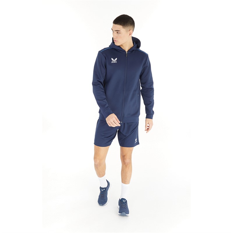Castore Mens Zip Through Hoodie Navy