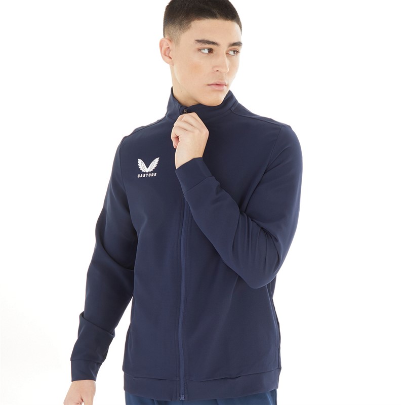 Buy Castore Mens Track Jacket Navy