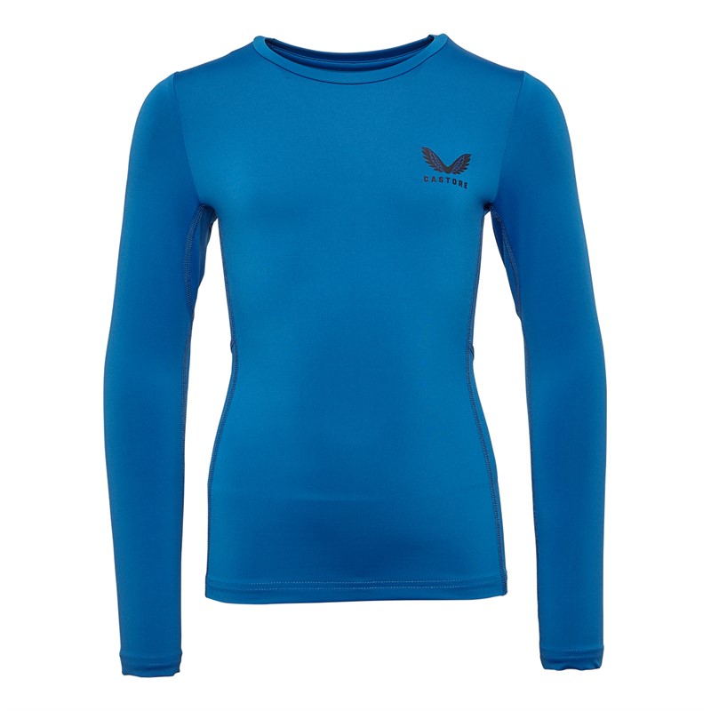 Castore Junior Baselayer Long Sleeve Top Rangers Blue