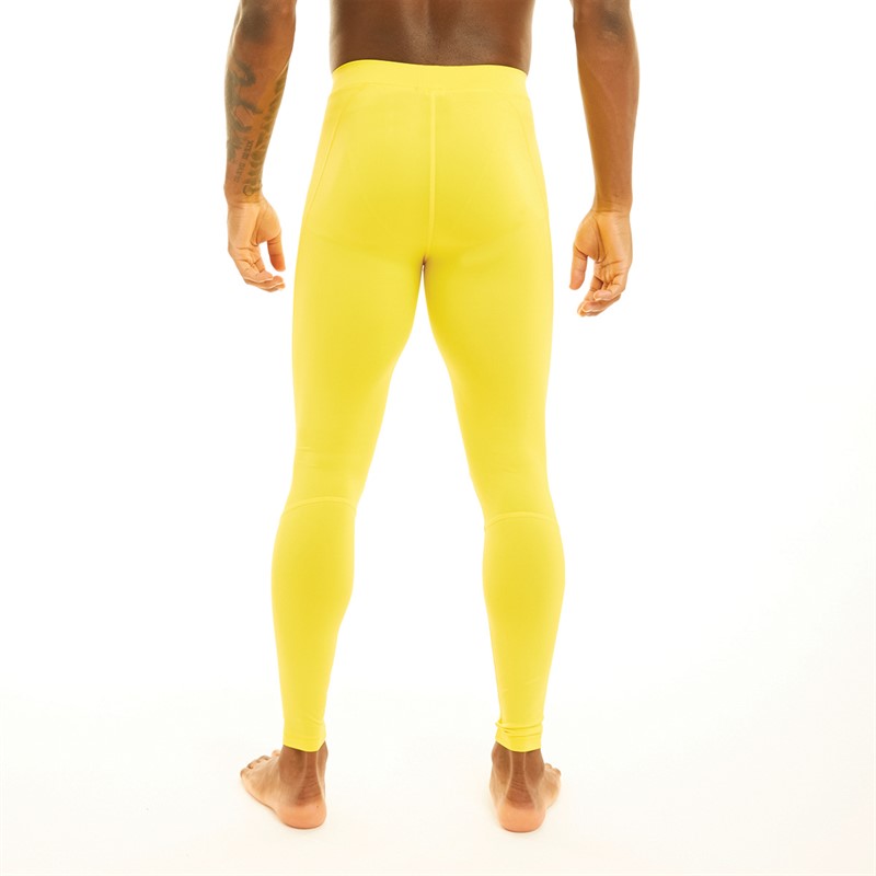 Castore Mens Baselayer Leggings Buttercup