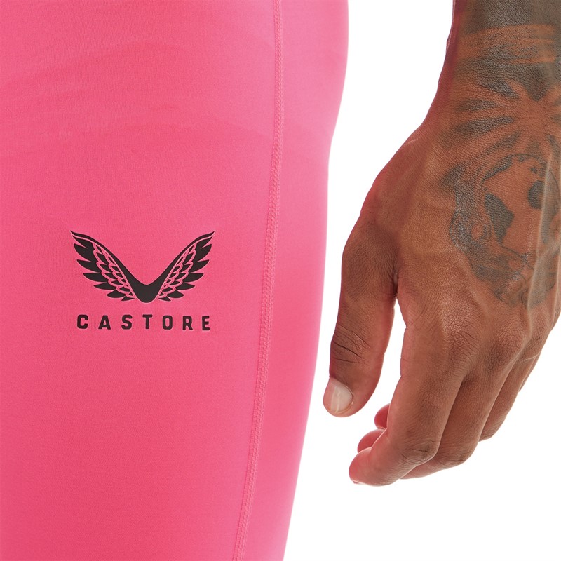 Castore Mens Baselayer Leggings Pink Glo