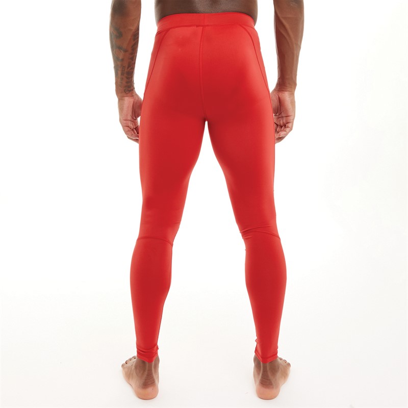 Castore Mens Baselayer Leggings Scarlet