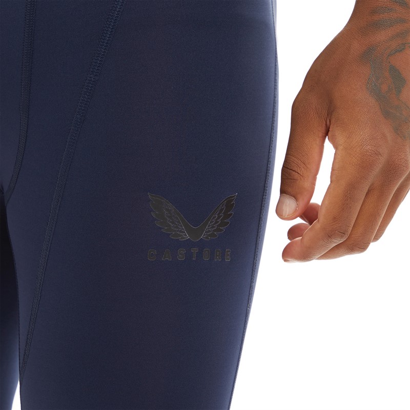 Castore Mens Baselayer Shorts Navy