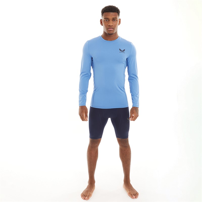 Castore Mens Baselayer Shorts Navy