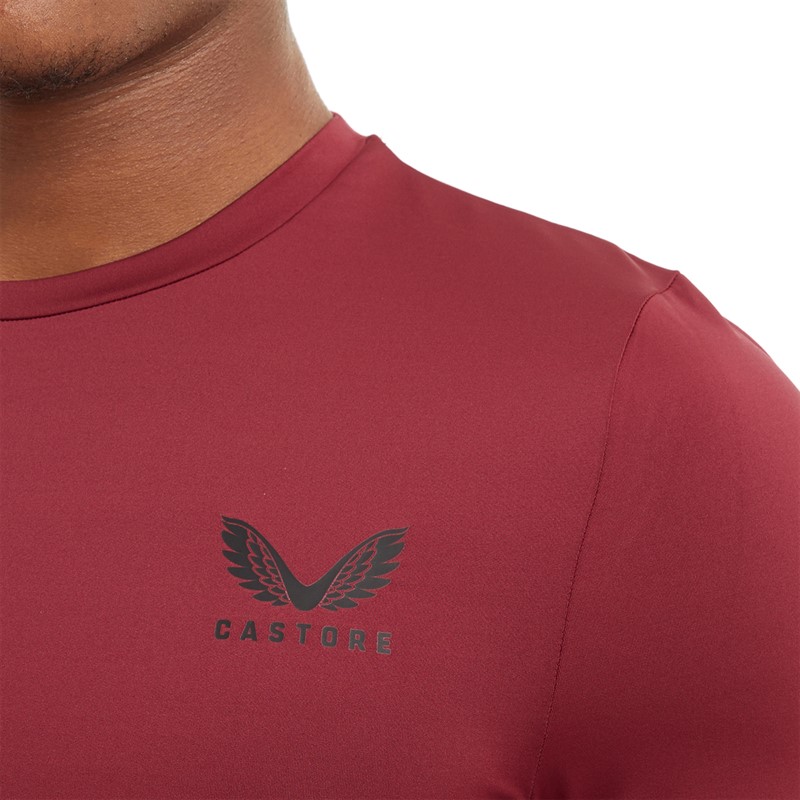 Castore Mens Baselayer Long Sleeve Top Rhododendron