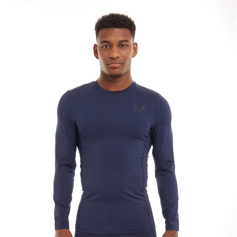 Buy Castore Mens Baselayer Long Sleeve Top Peacoat