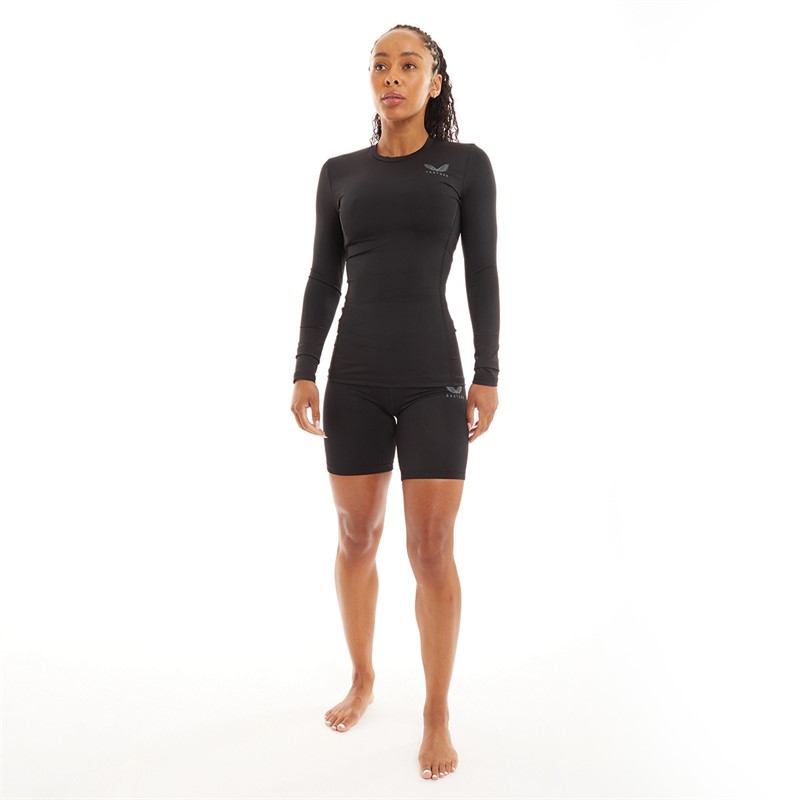 Castore Womens Baselayer Shorts Black