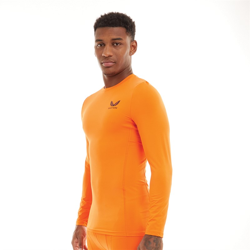 Orange base layer long sleeve 2025