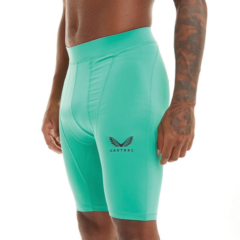Castore Mens Baselayer Shorts Billard