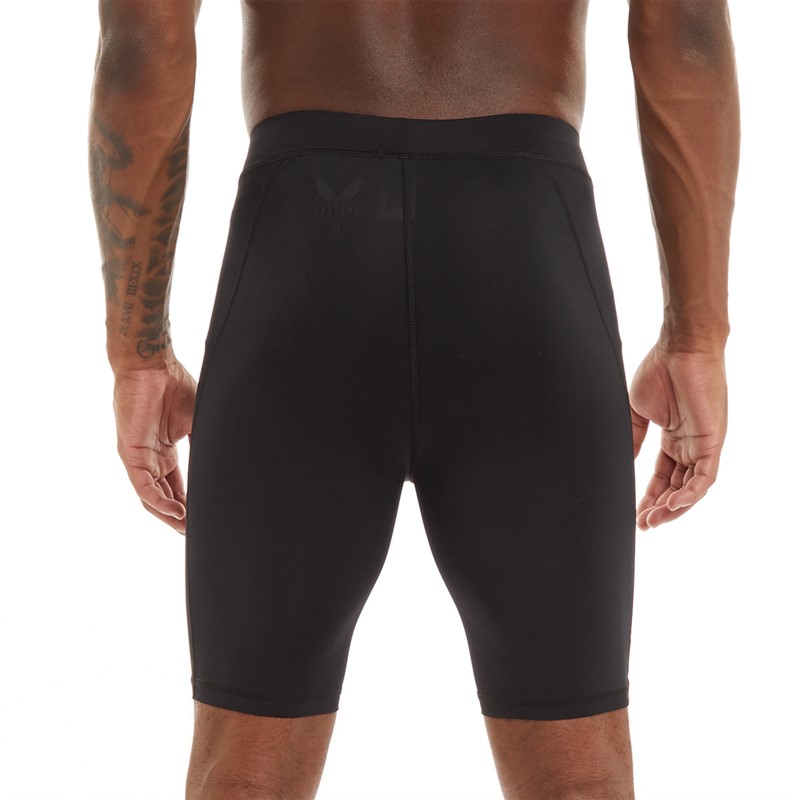 Castore Mens Baselayer Shorts Black