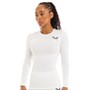 Castore Womens Baselayer Long Sleeve Top White