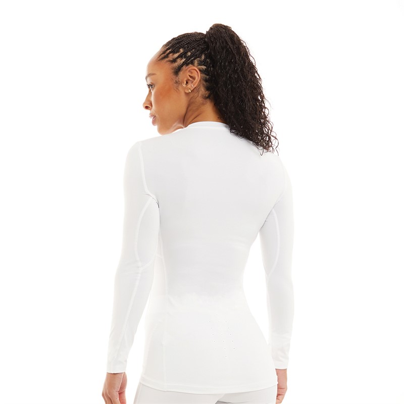 Castore Womens Baselayer Long Sleeve Top White