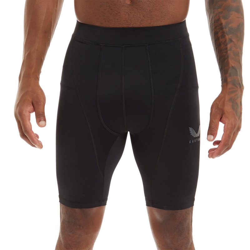 Castore Mens Baselayer Shorts Black