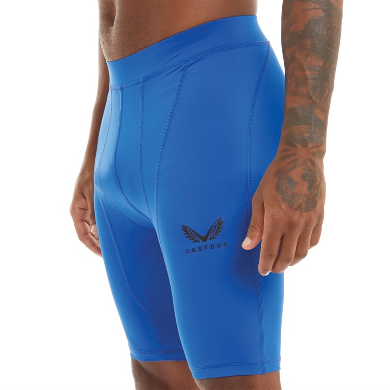 Castore Mens Baselayer Shorts Rangers Blue