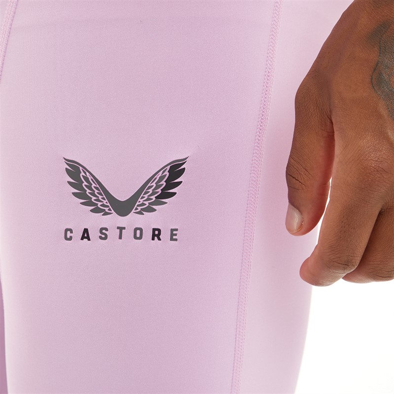 Castore Mens Baselayer Shorts Sheer Lilac