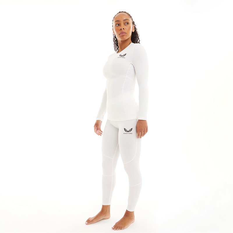 Castore Womens Baselayer Leggings White