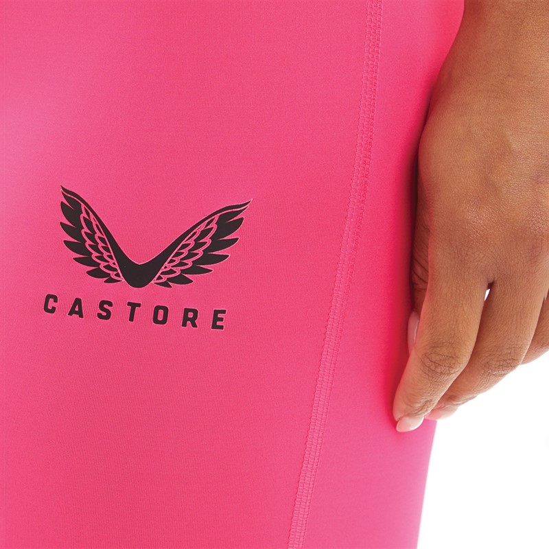 Castore Womens Baselayer Leggings Pink Glo