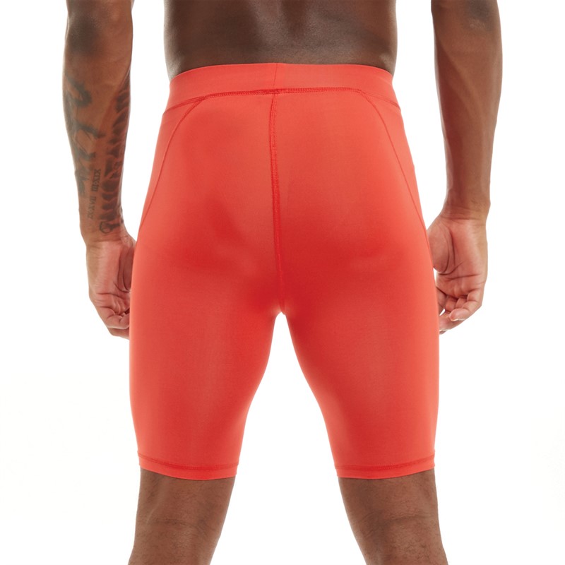 Castore Mens Baselayer Shorts True Red