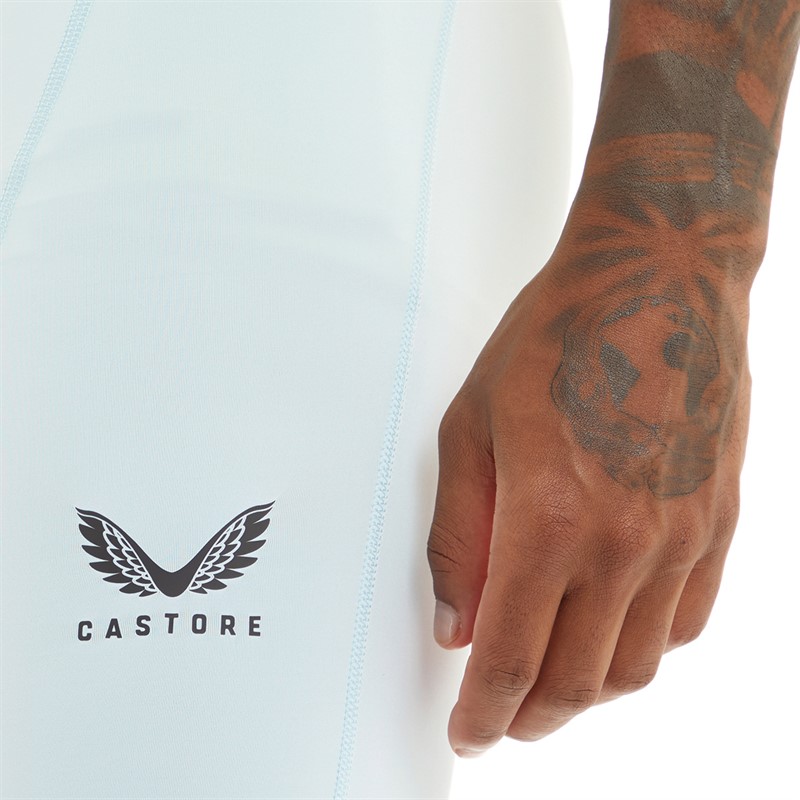 Castore Mens Baselayer Shorts Cool Blue