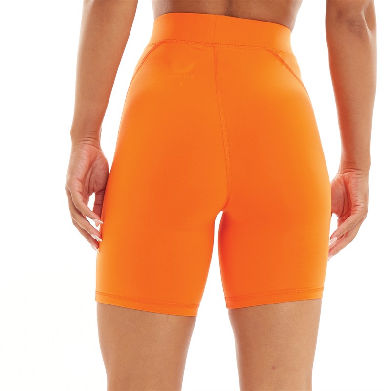 Orange spandex shorts discount