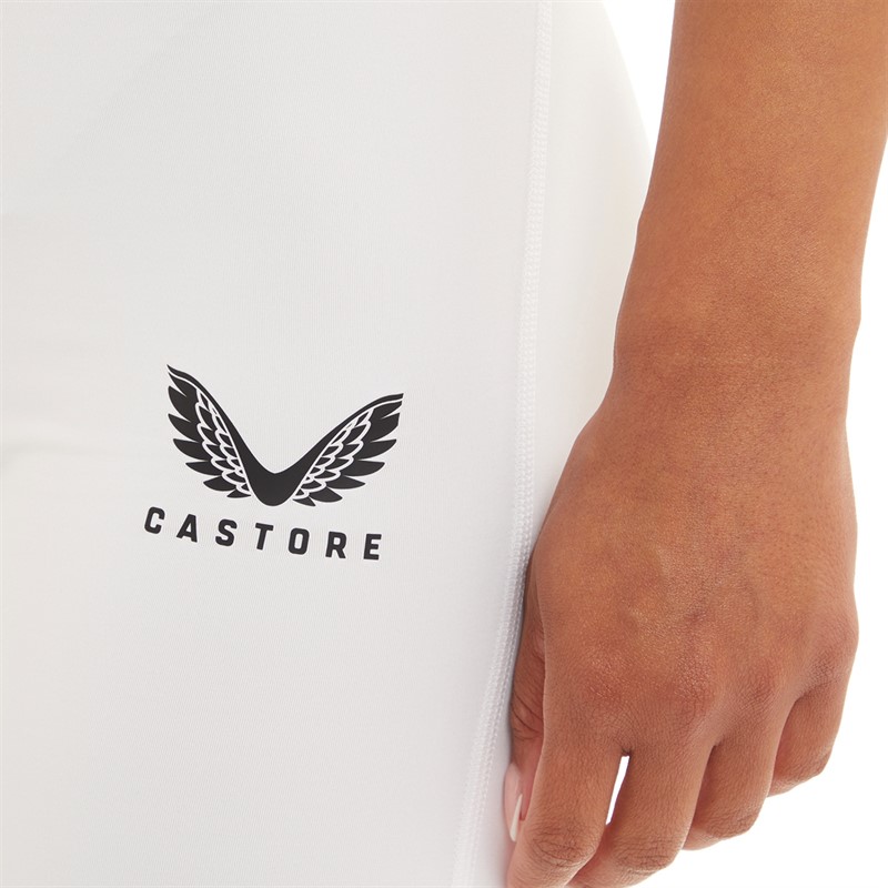 Castore Womens Baselayer Shorts White