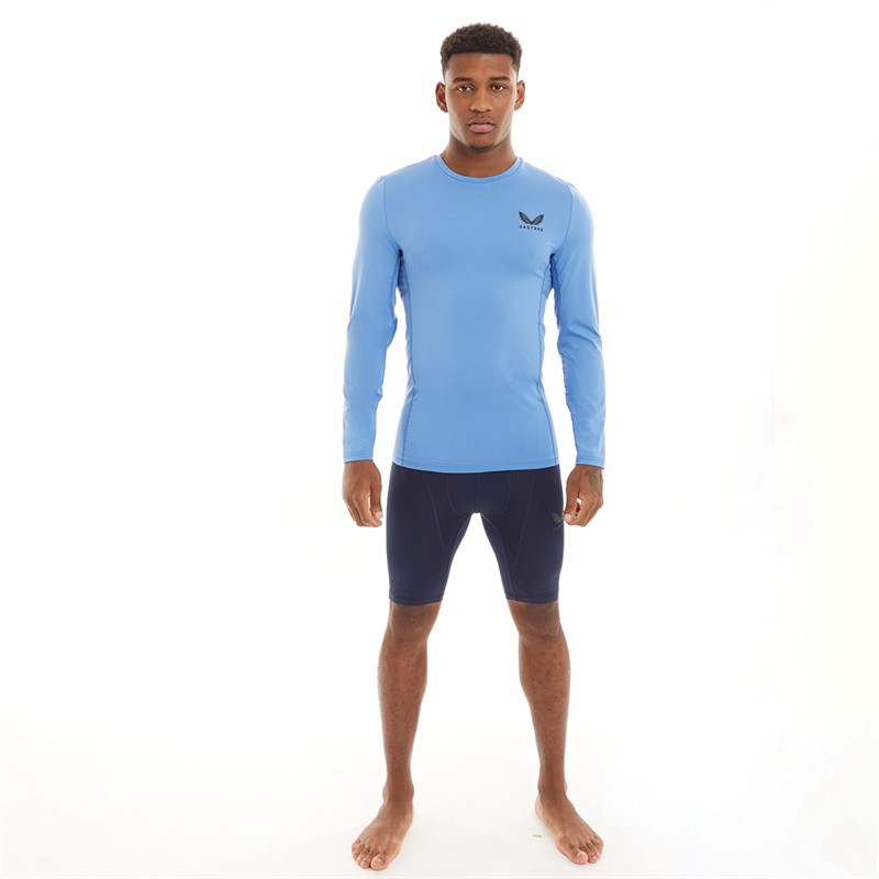 Castore Mens Baselayer Shorts Navy