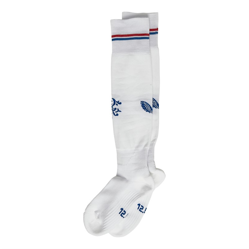 Castore Junior RFC Rangers Away Socks Brilliant White