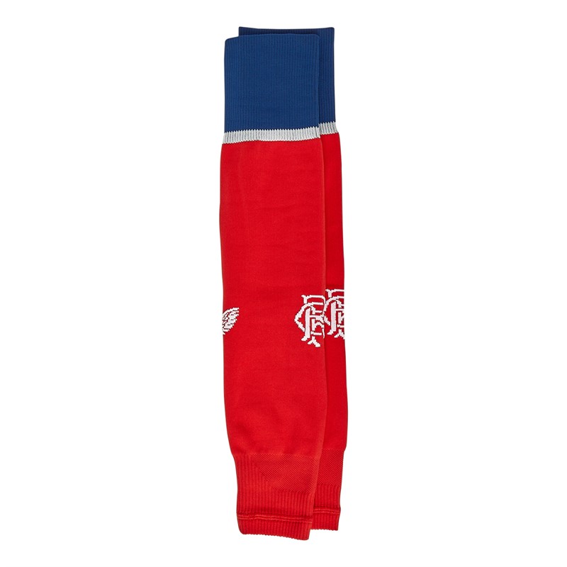 Castore RFC Rangers Fourth Footless Socks Blue Depths/Flame Scarlet