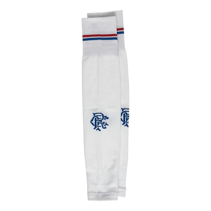 Castore RFC Rangers Away Footless Socks Brilliant White