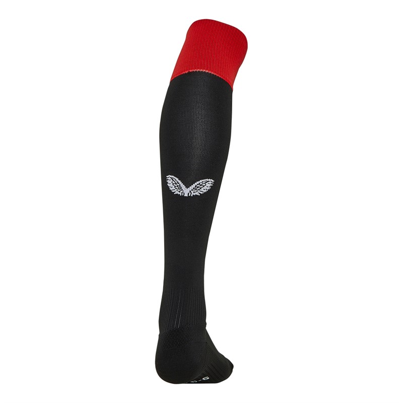 Castore Junior RFC Rangers Home Socks Biking Red