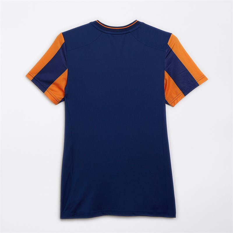 Castore Womens RFC Rangers Pro Third Jersey Blue Depths/Vibant Orange