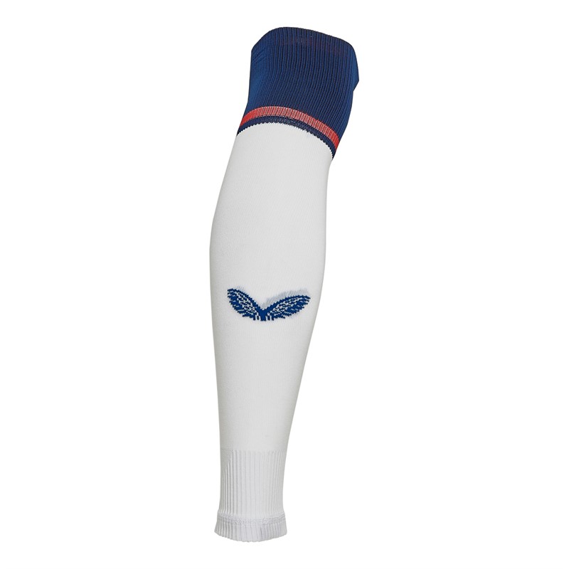 Castore RFC Rangers Third Goalkeeper Footless Socks Brilliant White