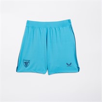 Castore Short de football AC Athletic Club Bilbao Pro Extérieur Bleu Atoll/Bleu Profond