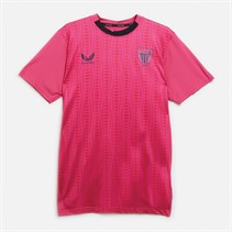 Castore T-shirt d'entraînement joueurs du Athletic Club Bilbao - Magenta / Caviar