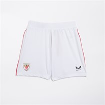 Castore Short de foot domicile alternatif AC Athletic Club Bilbao Pro Blanc éclatant/Rouge course