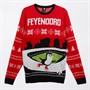 Castore Weihnachtspullover Herren FR Feyenoord Flammen Scharlachrot