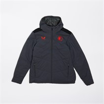 Castore Veste de banc d'entraîneur Feyenoord FR Homme Ebony/Caviar