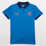 Castore Dame FR Feyenoord Spillere Rejse Polo Imperial Blå/Peacoat