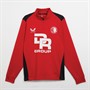 Castore Dame FR Feyenoord Spiller 1/4 lynlås Trøje Barbados Kirsebær/Kaviar